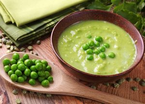 Green pea soup