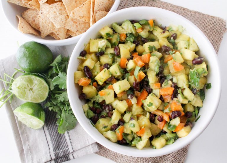 Pineapple Black Bean Salsa I FoodTrients