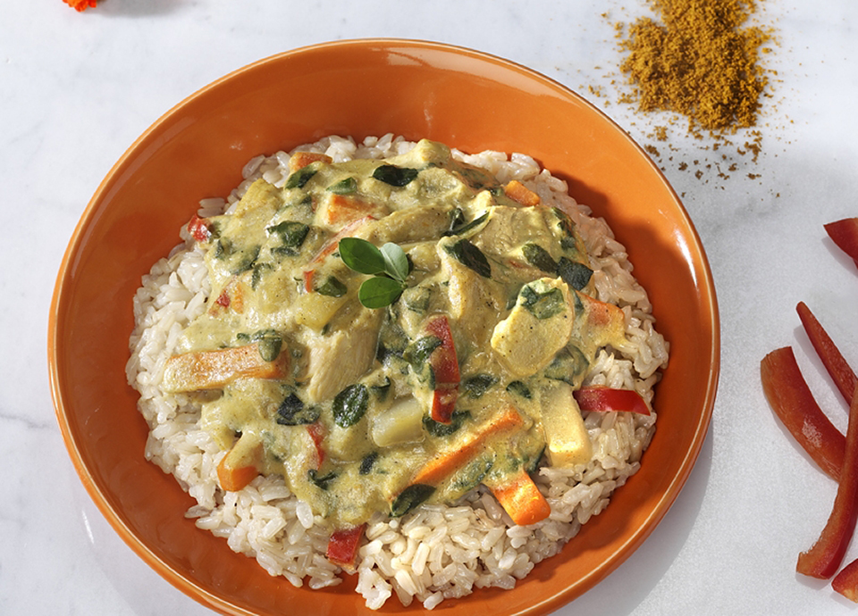 chicken curry with moringa