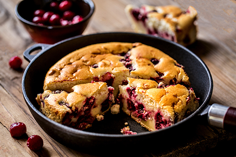 clafoutis - a traditional French cake with cherries