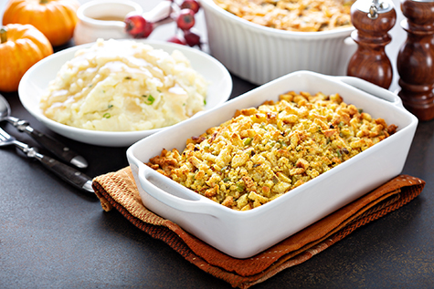 Traditional stuffing for Thanksgiving