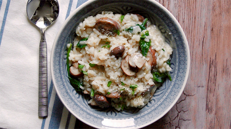 Mushroom and Spinach Risotto-promo