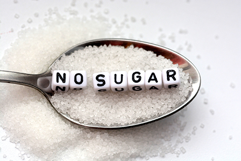 Diabetes concept suggesting no sugar consumption